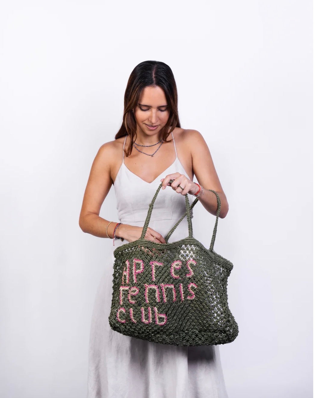 Apres Tennis Club Woven Bag