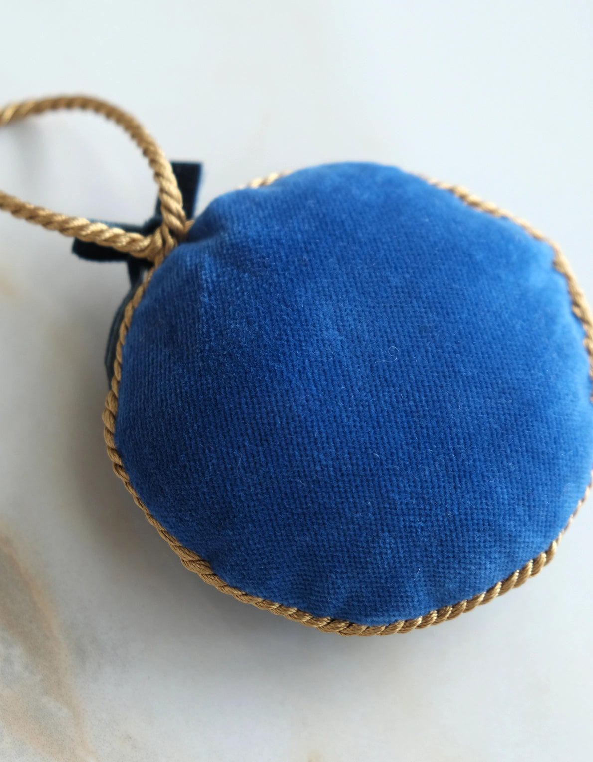 Embroidered Velvet Caviar Ornament