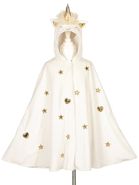 Kids Unicorn Cape in White